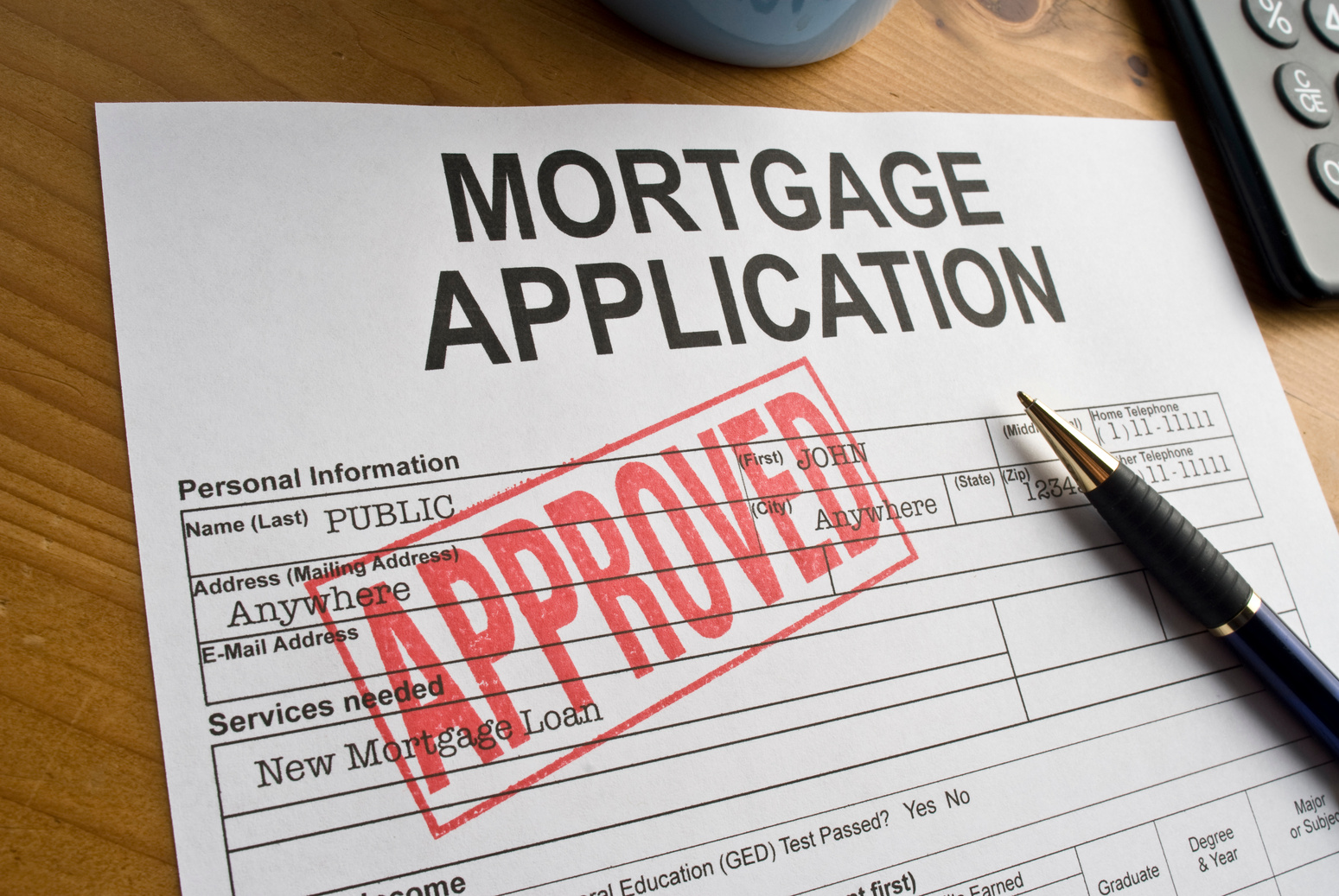 Mortgage Application Approved